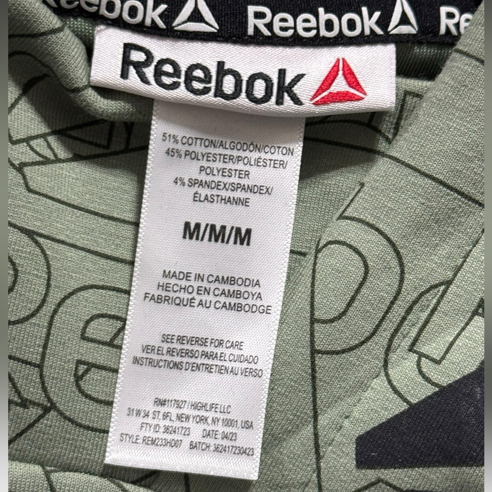 Reebok Men’s Unwind Hoodie Sz M New With Tags. Color is Sea Spray (green) - Picture 7 of 13